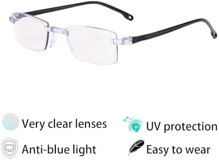 Noblu Glasses 2pcs Intelligent Dual Focus With Smart Zoom Autofocus Vision Reading For Presbyopia As Seen On Tv Presbyopic Solution For Women And Men
