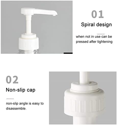 2PCS 1600ml Maple Syrup and Honey Dispenser ,Syrup Pump Dispenser - Sauce Pump Dispenser - Honey Pump Dispenser Bottle Scale - Suitable for most liquid use at home