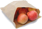 UK Made Brown Pure Kraft Paper Food/Sweet/Mushroom/Fruit/Popcorn Bags Crafts recycable biodegradeable Bags - 7" x 9" Uk Store 247 (1000)