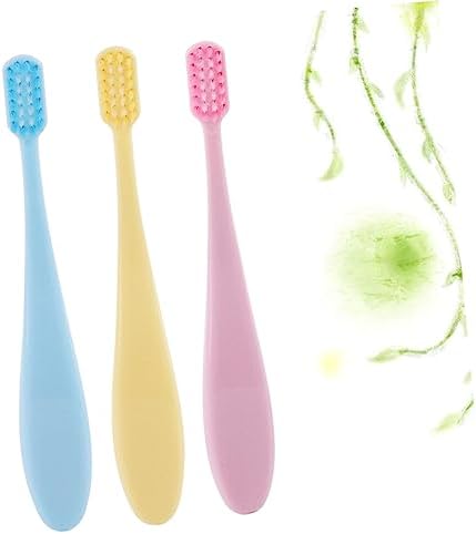 6pcs Boys and Girls Soft Bristle Toothbrush Set Portable Handle Training Brushes for Boy Oral Care Ergonomic Design for Comfortable Grip