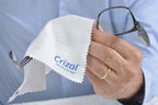Crizall Eyeglass Cleaning Cloths – 4 Pack Premium Microfiber – Safest Cloth for AR Lenses – #1 Doctor Recommended for Eyeglasses, Screens & Cameras