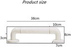 Safety Grab Bar，Bathroom Grab Bar, Bathtub Shower Stainless Steel Non-Slip Safety Support Rails, Suitable for The Elderly Disabled Children Bath Support Handle/38Cm