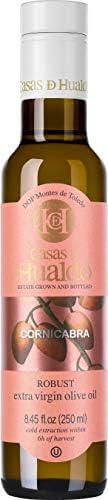Casas De Hualdo, Cornicabra Extra Virgin Olive Oil, Imported From Spain (250 ML Pack of 3)
