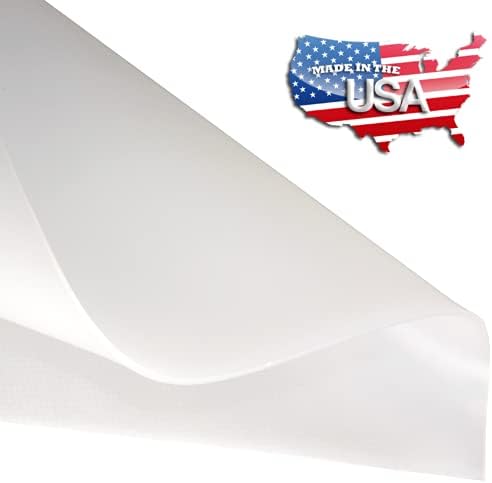Silicone Rubber Sheet, 50A 1/16 x 9 x 12", Food Grade, Made in the USA, No Adhesive Backing, High Temp Material for Gaskets Covers Lids Sealing