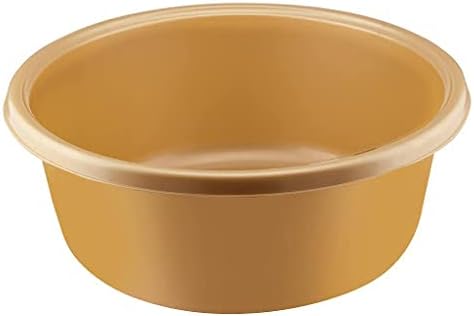 YBM HOME 11-Quart Round Dish Wash Basin Dishpan for Washing Dishes, Plastic Portable Dish Tub Design for Camping and Multipurpose for Face Cleansing