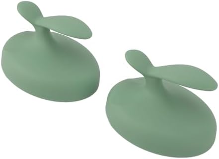 2pcs Glass Foot Callus Scrubber, Handheld Foot File for Dead Skin Removal, Durable Glass Pedicure Tool with Ergonomic Grip for Smooth Feet at Home or Salon (Green)