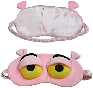 Cute 3D Frog Eye Sleep Mask, Funny Cute Frog Eye Blindfold Cover for Adult, Soft Eyeshade Sleeping Mask for Plane Travel Yoga Office Snap (Pink)