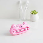 1PCS Pig Toothpaste Dispenser for Kids, Cartoon Animal Tooth Paste Tube Squeezer Roller for Kid Toothpaste Facial Cleanser Creams