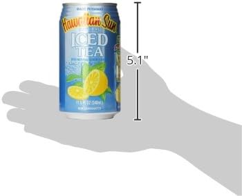 Hawaiian Sun Iced Tea, Lemon, 11.5-Ounce (Pack of 24)