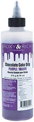 Roxy and Rich Chocolate Cake Drip 275 Grams, Purple