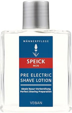 Speick Men Pre Electric Shave Lotion with Relaxing Lavender Oil and a Blend of Essential Oils, Natural Vegan Skin Care, 3.4 Fluid Ounces