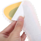 2Pairs Cork High Heel Insoles Sandal Inserts Self Adhesive Non-Slip Comfortable Shoe Liners,18.5X8.2CM