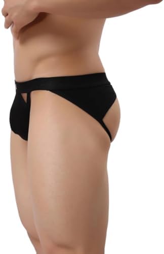 BRAVE PERSON Jock Straps for Men Thong Underwear Cotton Stretch Jock Strap Vasectomy Athletic Supporter Jockstrap