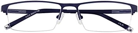 Computer Reading Glasses Mens Womens Anti Blue Ray Half Rim Readers