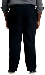 Haggar Men's Premium No Iron Khaki Classic Fit Flat Front Casual Pant (Regular and Big & Tall Sizes)
