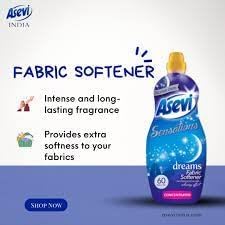 Sensations Dreams Concentrated Fabric Softener 60 Doses, blue