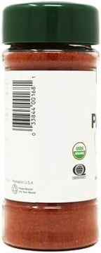 Badia Organic Paprika, 2 oz – Sweet & Smoky Flavor, Ground Red Pepper for Cooking, Seasoning, and Garnishing