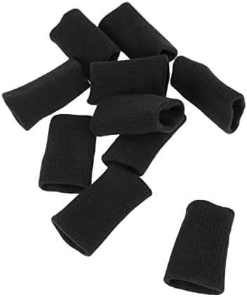 Didiseaon Finger Sleeve Support Brace 20pcs Gel Finger Protectors Breathable Elastic Thumb Guard for Sports for Basketball Tennis
