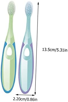 4pcs Boys and Girls Toothbrush u Shaped Soft Bristles Training Brush for 3-6 Years Old Care Tool for Children
