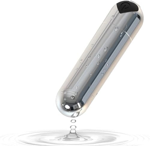 Mini Handheld Electric Back Massager Waterproof Quite Massager, Portable Massager for Back Neck Shoulder Body,Silver