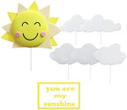 Sun Cake Topper with Sun Smile Face Could Cake Topper for You Are My Sunshine Party