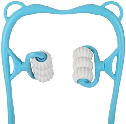 Neck Massager 6 Balls Manual Roller Multifunctional Handheld Massager for Neck, Back, Shoulder and Leg Muscle Relaxation