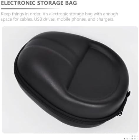 Eva Earphone Storage Case Headphone Carrying Bag Portable Earbud Wrapping Case Protective Zipper Organizer for Travel and Daily Use