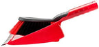 Vileda 2 in 1 Dustpan Set, 14 x 14 x 34.6 cm, Red