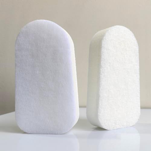 Long Handle Brush Sponge DIY Cleaning Sponge for Dishwashing Kitchen Toilet Bathroom Wash Cleaning Tool Accessory (Replaceable Sponge)