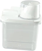 Airtight Laundry Detergent Container with Measuring Cup, Moisture Proof Storage Bin for Washing Powder and Liquid Soap, Large Capacity(1100ML)