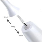 Electric Toothbrush Heads, Compatible for Xiaomi SOOCAS X3 X5 X3U X1 V1 V2 Replacement Nozzles with Anti-dust Cap(7pcs White)