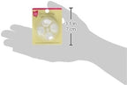 Cake Mate White Decorating Tips, 4 Pack, Round Opening, Plastic Material