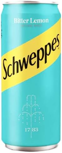 Bitter Lemon Carbonated Drink - 0.33 L by Schweppes