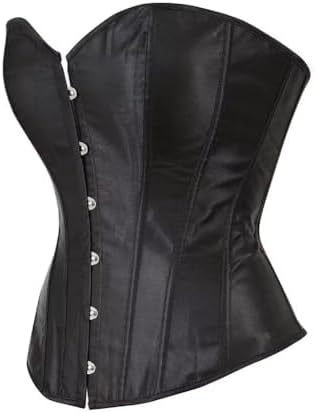 Corset Top Bustier Renaissance Lace up Lingerie Women Overbust Satin Plus Size