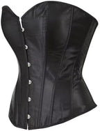 Corset Top Bustier Renaissance Lace up Lingerie Women Overbust Satin Plus Size