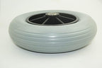 8" x 2" (200x50) Caster Solid Rubber Front Rear Caster Tires Wheels Assembly for Many Standard Wheelchairs Powerchairs/Electric Wheelchair Replace