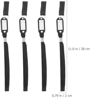 4pcs Cane Wrist Strap Set Anti Lost Elastic Lanyards with Comfortable Grip for Walking Stick Outdoor Use Elderly Mobility Aid