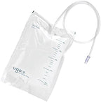 Ugo 2L Night Bags (x10) – Urine Drainage Bags/Catheter Night Bags, T Tap or Lever Tap with Kink Free Connection (Pack of 10) (Ugo 9 - Single Use Non Drainable, Non-Sterile)