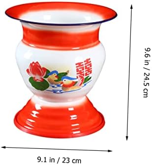 Chamber Pot for Adults Spit Cup Chinese Traditional Spittoon Sturdy Foot