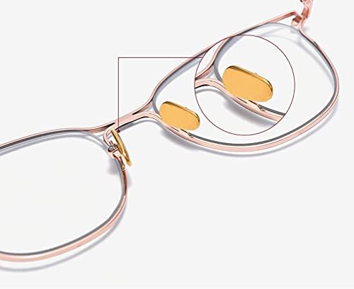 2 Pairs Ceramics Glasses Nose Pads Myopia Glasses Screw Type Nose Pad Accessories - Gold