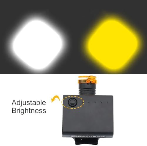 Powerful LED Headlight Headlamp for Dental Loupes Wireless Medical Spotlight with Optical Filter Clip-on Design