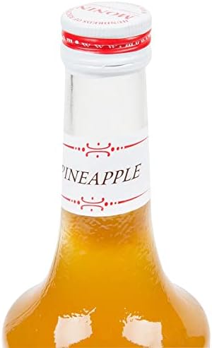 Monin - Pineapple Syrup, Sweet Tropical Flavors, Great for Teas, Sodas, & Cocktails, Natural Flavors, No Artificial Sweeteners or Ingredients, Gluten-Free, Vegan, Non-GMO, Clean Label (750ml)