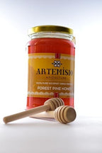 Artemisio Greek Honey – 100% Pure Raw Natural Mediterranean Honey | Unfiltered, Rich Antioxidants | Gourmet Artisanal Honey Jar (470g / 16oz) (Pack of 1)