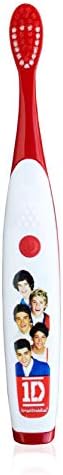 BB One Direction Singing Toothbrush (Live While We're Young) - Red, Soft, Manual, Musical, 1 Count