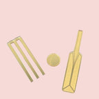Cricket Cake Decorations,Cricketer Bat Wickets Ball Cake Topper,Cricket Bat Theme Cake Topper for Cricket Player, Cricket Birthday Decorations