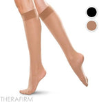 THERAFIRM Knee High Support Stockings - 20-30mmHg Moderate Compression Nylons