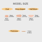 EVA Foam Nose Pads for Glasses, 24 Pairs 1.5mm Ultra Soft Anti-Slip Self-Adhesive Cushions – Oval, Half-Moon, Drop-Shaped – Skin & Black, for Eyeglasses, Sunglasses, Kids