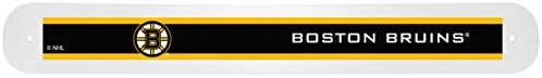Siskiyou Sports NHL Boston Bruins Unisex Solar Powered Travel Toothbrush Set with Case, White, 7.75 in L x 1.25 in W x 0.75 in D