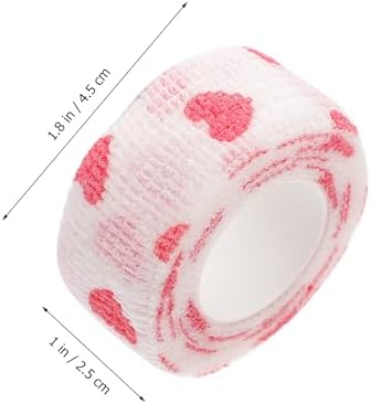 Healifty Durable Self-Adhesive Finger Bandages 12 Rolls Elastic Cohesive Wraps for Sports Injury Protection and Daily Finger Support 1.77X0.98 Inches
