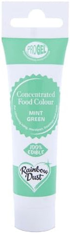 Rainbow Dust ProGel® Concentrated Food Colour, Mint Green Colouring Gel For Baking and Cake Decorating, 25g Tube